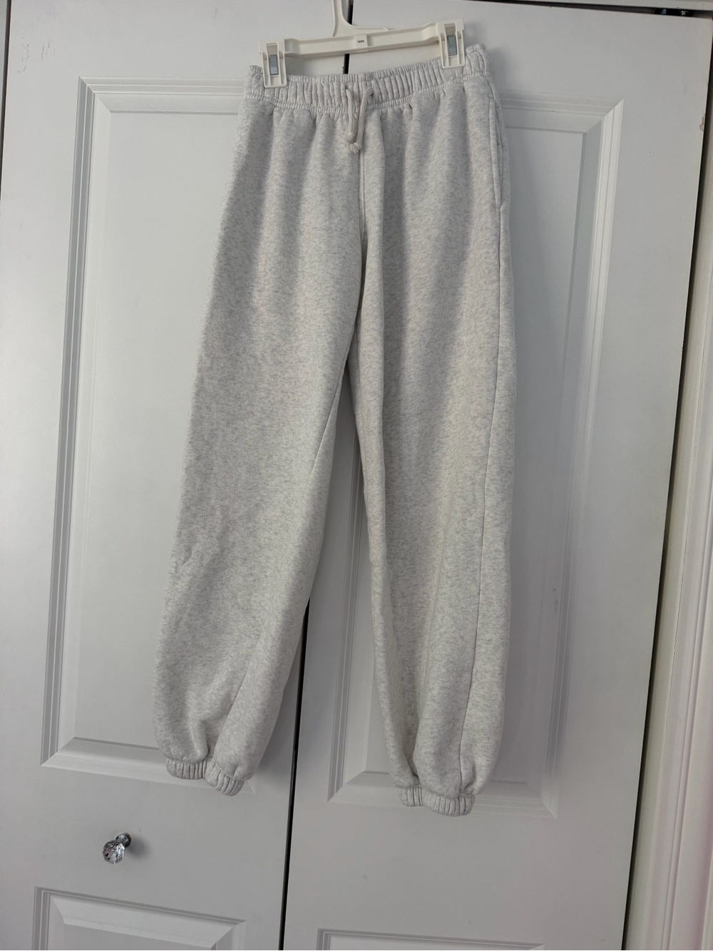 Target Kids Light Gray Fleece Joggers with Drawstring